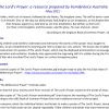 The Lord’s Prayer: a resource prepared by FamilyVoice Australia